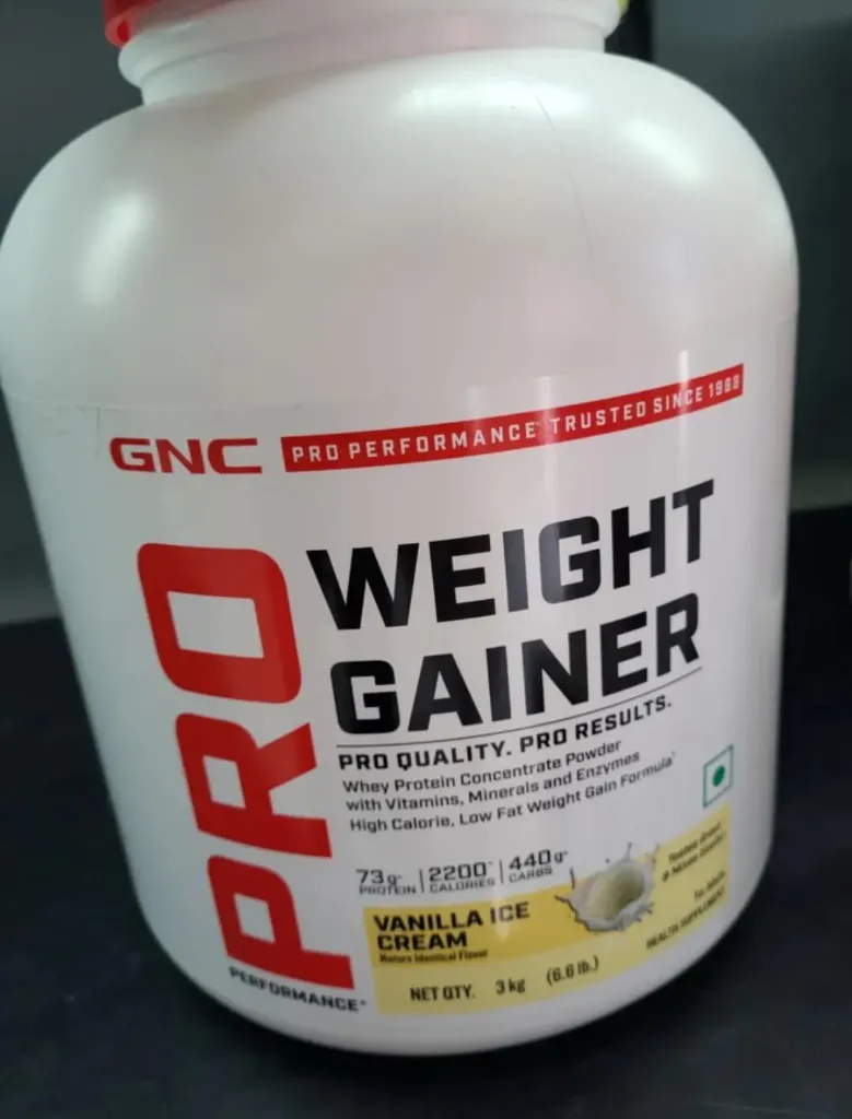 GNC Pro Performance Weight Gainer - Vanilla Ice Cream (3kg)