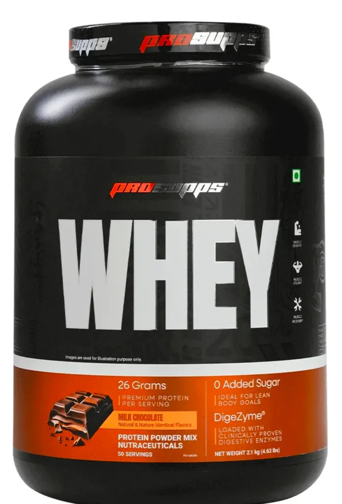 Prosupps Whey Protein 2kg 50 serving flavor chocolate and coffee 26 gm protein