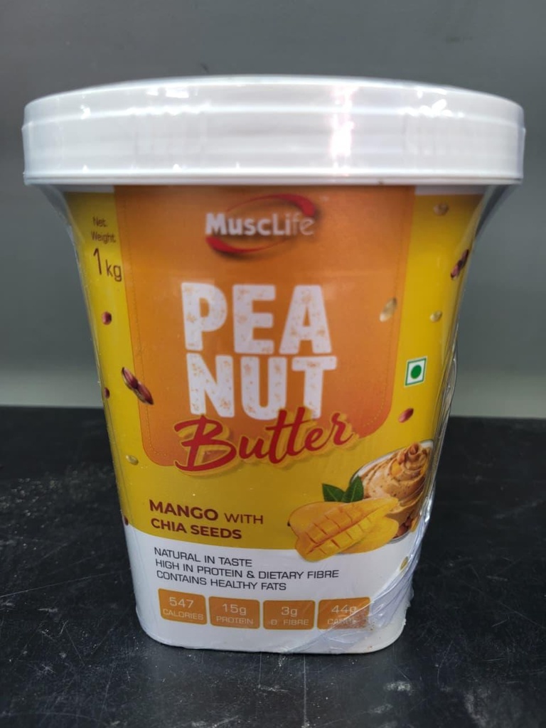 MuscLife Peanut Butter (1kg) (mango)